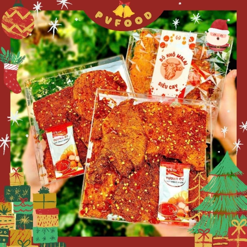 Bò Khô Malai Siêu Cay Khay 430gr