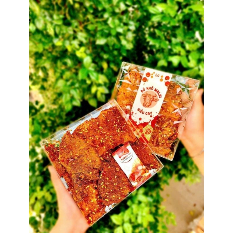 Bò Khô Malai Siêu Cay Khay 430gr