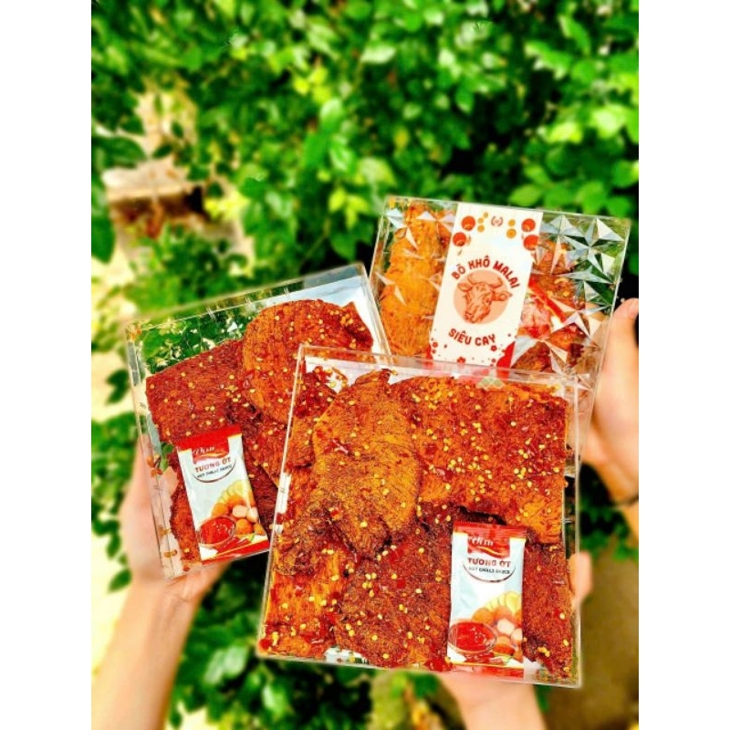 Bò Khô Malai Siêu Cay Khay 430gr