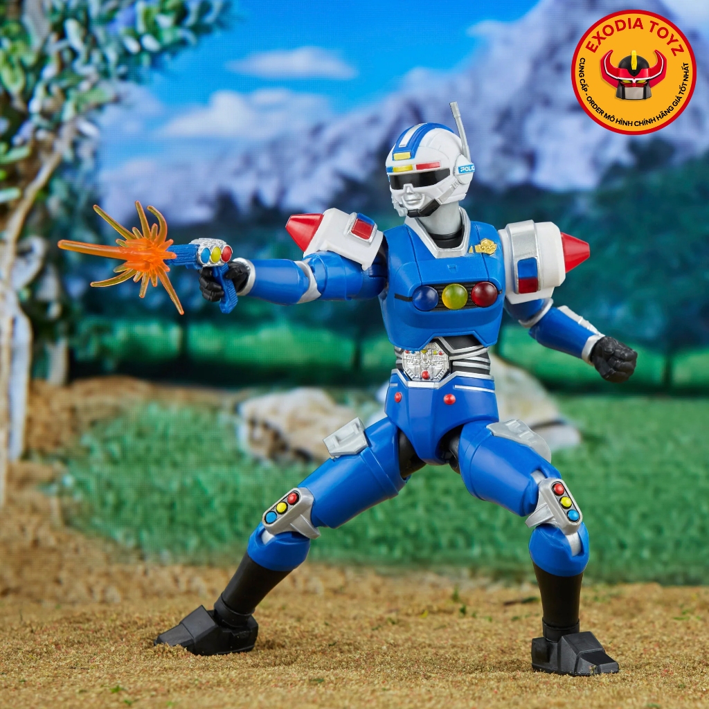 Mô hình Power Rangers Lightning Collection Turbo Blue Senturion - CHÍNH HÃNG HASBRO