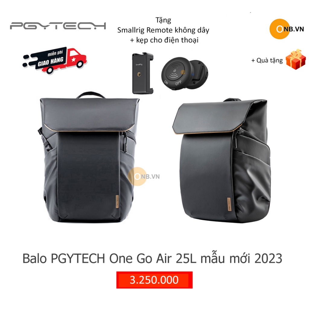 PGYTECH One Go Air 25L - Balo máy ảnh du lịch mẫu mới 2023