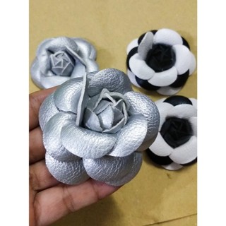 hoa vải da trang trí size 6cm