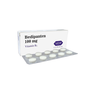 Viên uống ủ tóc, giảm rụng tóc Bedipanten Vitamin B5 100mg