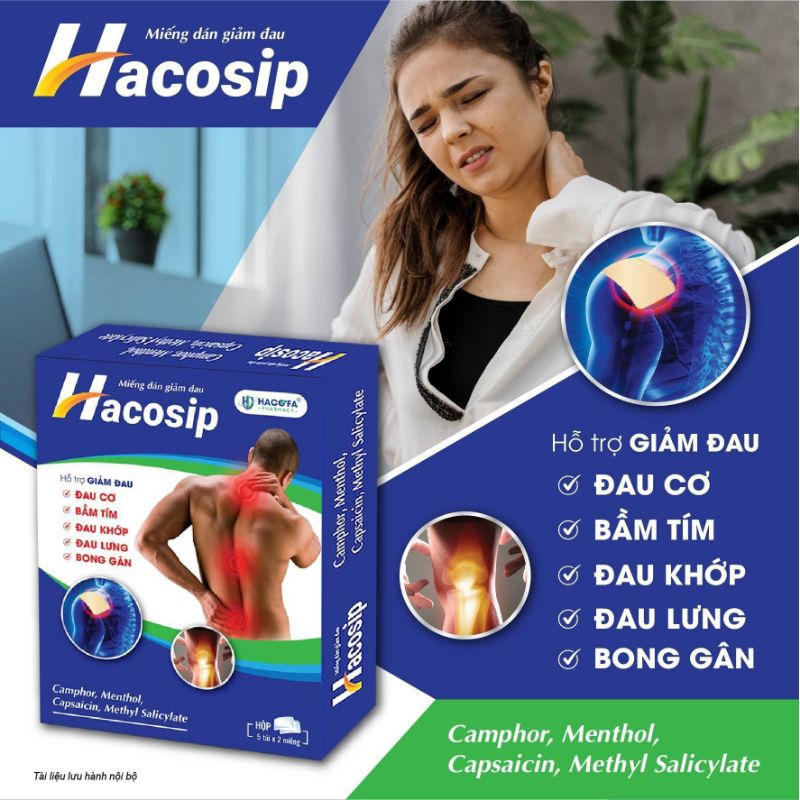 Miếng dán nóng giảm đau 5 gói x2 miếng