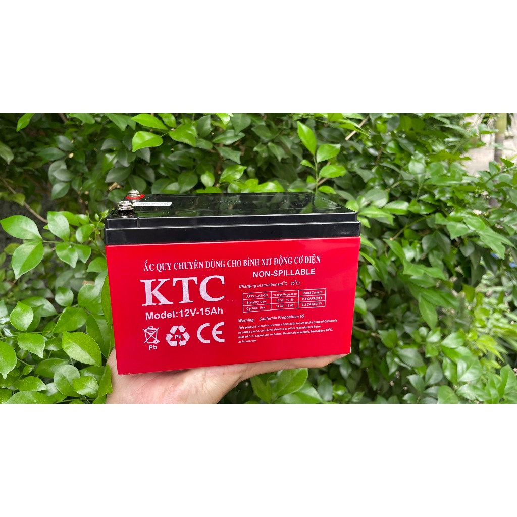 Ắc Quy 12V 12AH chuyên dùng cho bình phun thuốc trừ sâu, loa kẹo kéo |Hiệu KTC, OSAKA, BOSS ,Bình xịt điện Tuổi thọ cao
