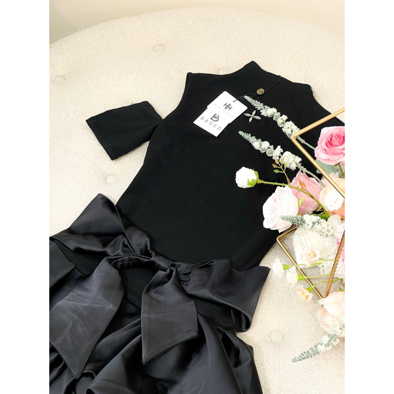 Set Áo Thun Bozip Chân Váy Xoè TKCC BAGEO