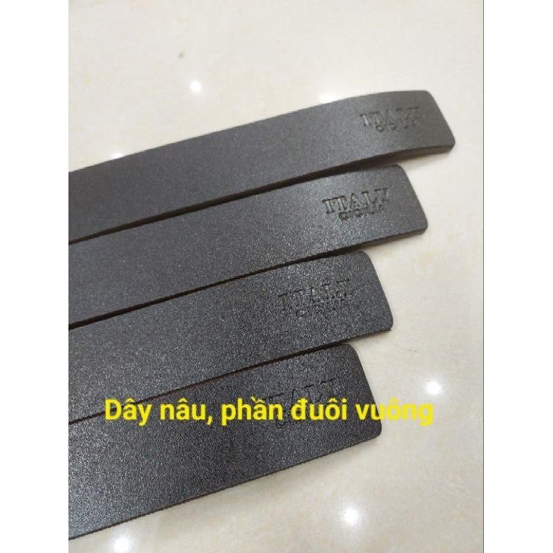 Dây nịt nam da thật cao cấp size rộng đúng 3.3cm dài khoảng 120cm dây đục lỗ thắt lưng nam da bò