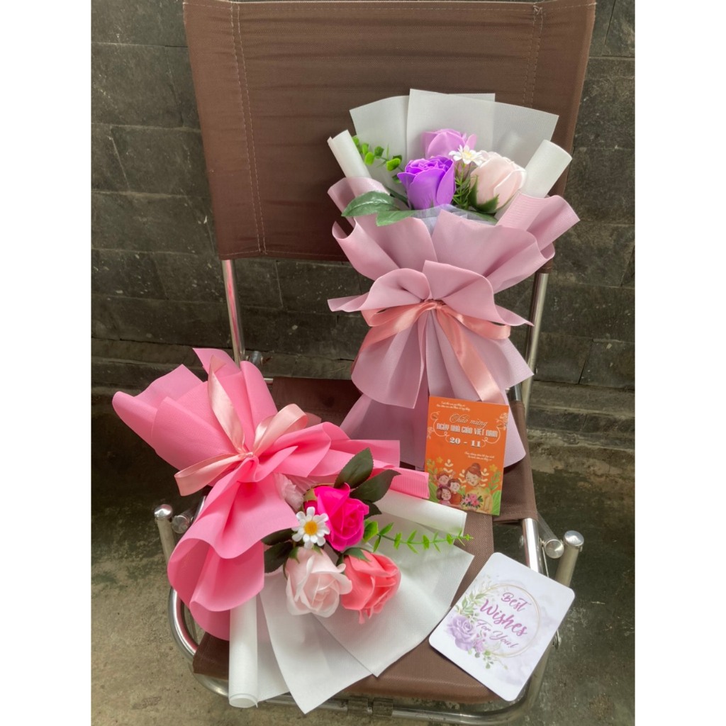 Bó Hoa 3 Bông Tặng Kèm Thiệp