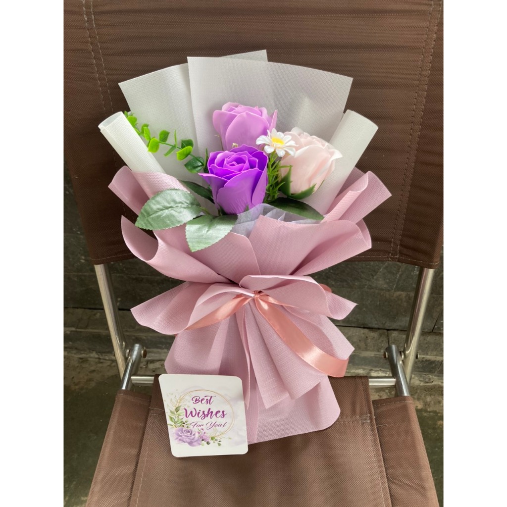 Bó Hoa 3 Bông Tặng Kèm Thiệp