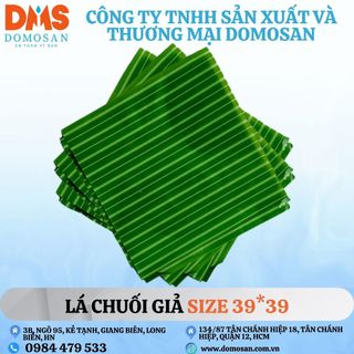 5kg Lá chuối giả để gói giò chả 0.5kg size 39*39
