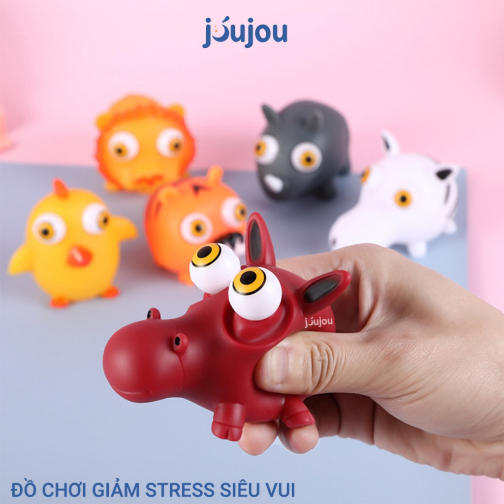 Đồ chơi Squishy nắn bóp đàn hồi giảm stress Jujou, chất liệu nhựa mềm dẻo an toàn cao cấp, đa dạng mẫu mã lựa chọn