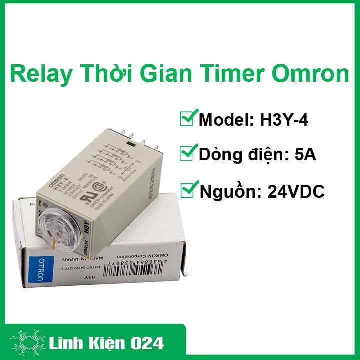 Relay thời gian Timer Omron H3Y-4 14P 24V
