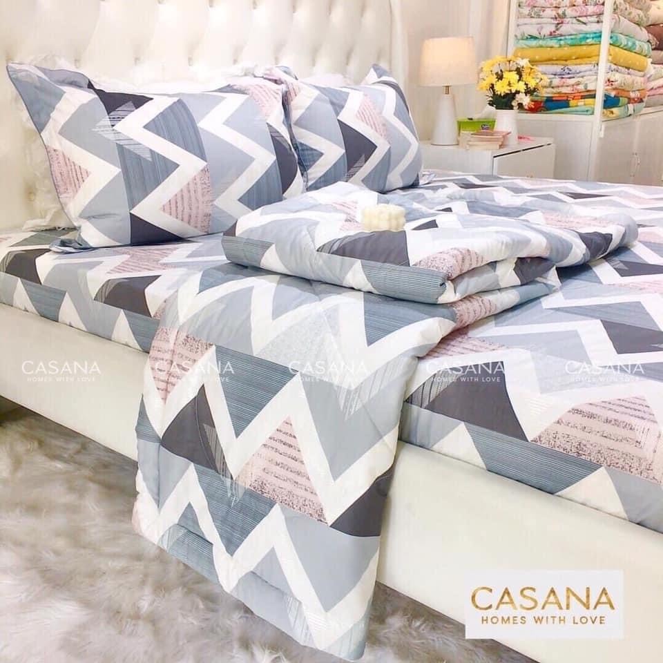 Chăn ga gối cotton 100%, cotton living LAMIDO hoạ tiết hoa nhí vintage đủ size 1m2, 1m4, 1m6, 1m8, 2m