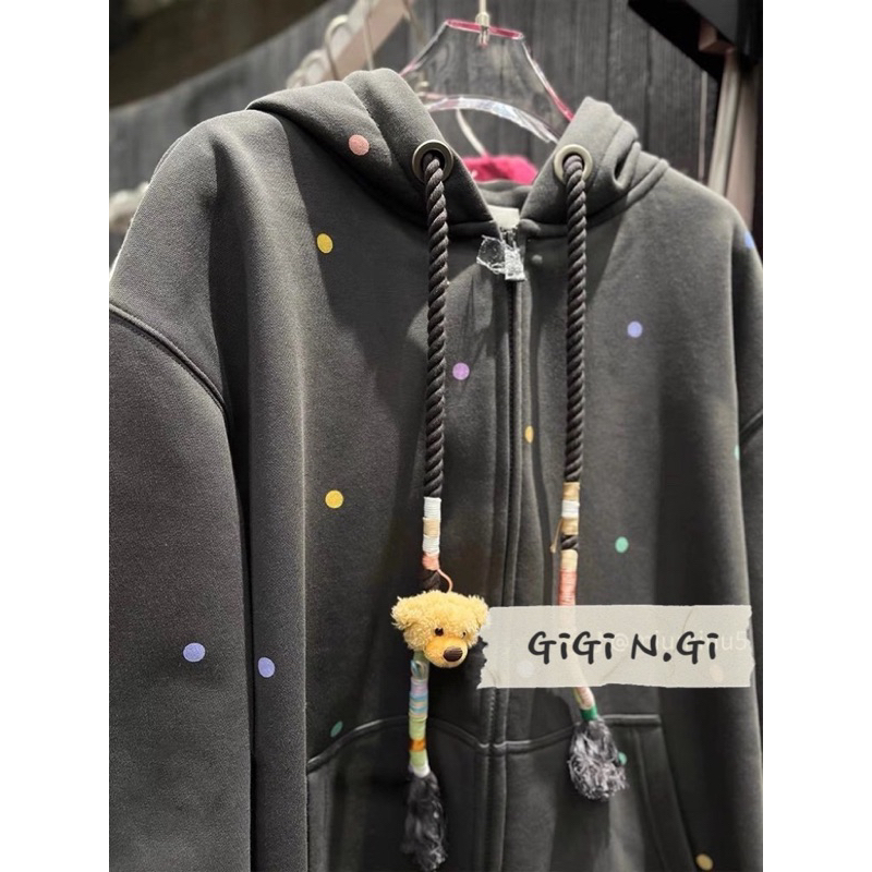 Áo khoác nỉ 13DE MAZO chấm màu