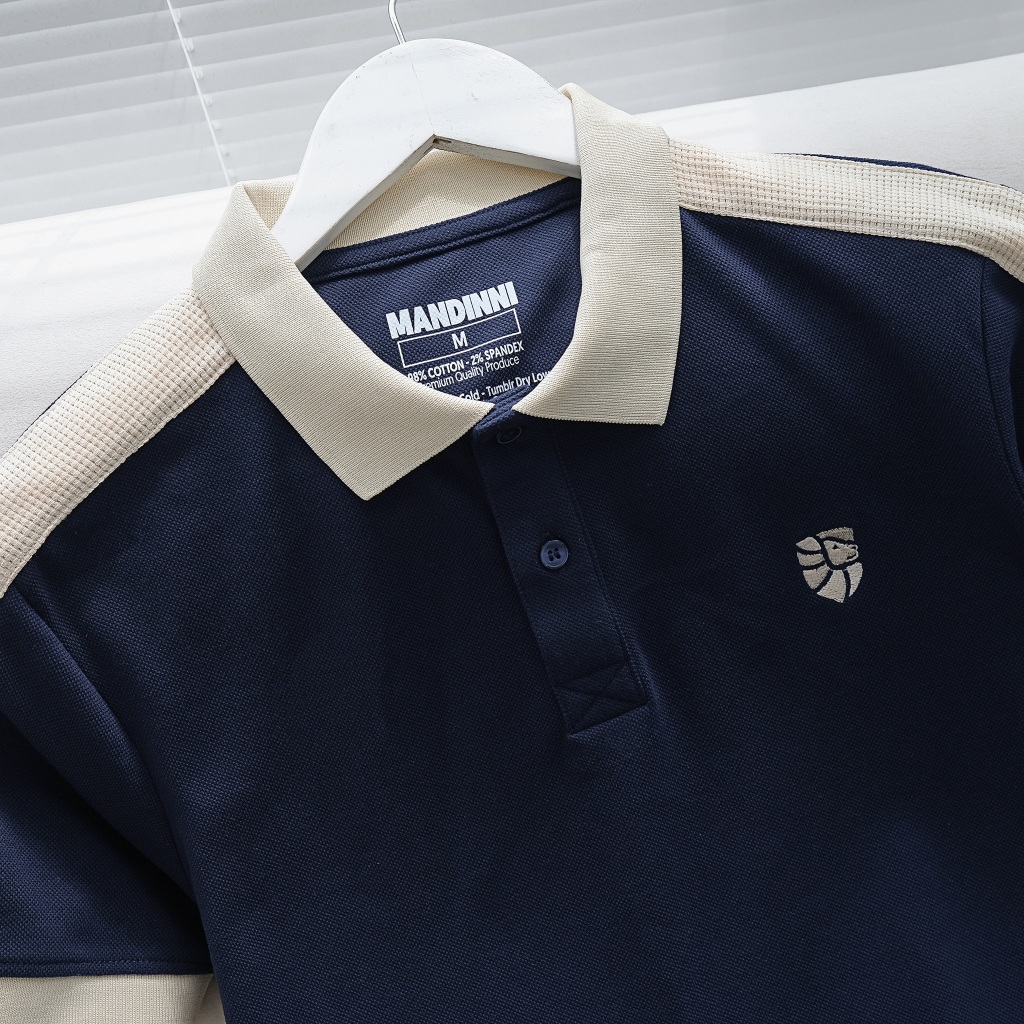 Áo thun polo nam Raplion vải cotton Pique cao cấp, chuẩn form, năng động, thanh lịch - MANDINNI