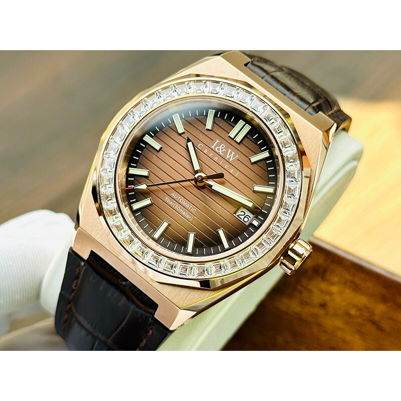 Đồng Hồ Nam I&W Carnival 733G7 Chính Hãng Full Box Chống Nước Kính Chống Xước Dây Thép Cao Cấp BH 5 năm