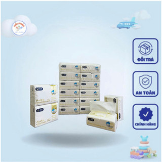 Bịch 12 Gói Giấy Ăn Gói Rút SOFT 300 Tờ Siêu Dai Trắng Đẹp