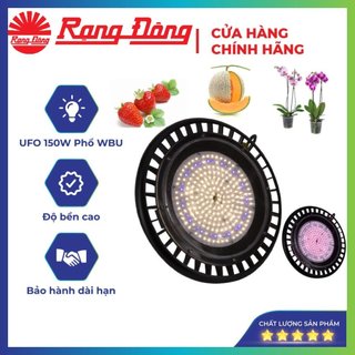 Đèn trồng dưa lưới, cà chua, dâu tây, hoa lan ufo 150w phổ wbu, led rạng đông chính hãng, bảo hành 2 năm
