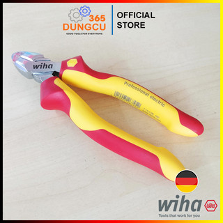 Kìm cắt và tuốt dây cách điện 1000v wiha 26745 160mm - hàng chính hãng
