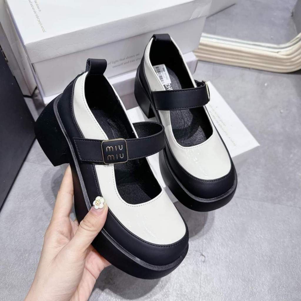 Giày búp bê nữ cao cấp LOLI MIU2 đế 6cm fullbox- Giày loli thời trang