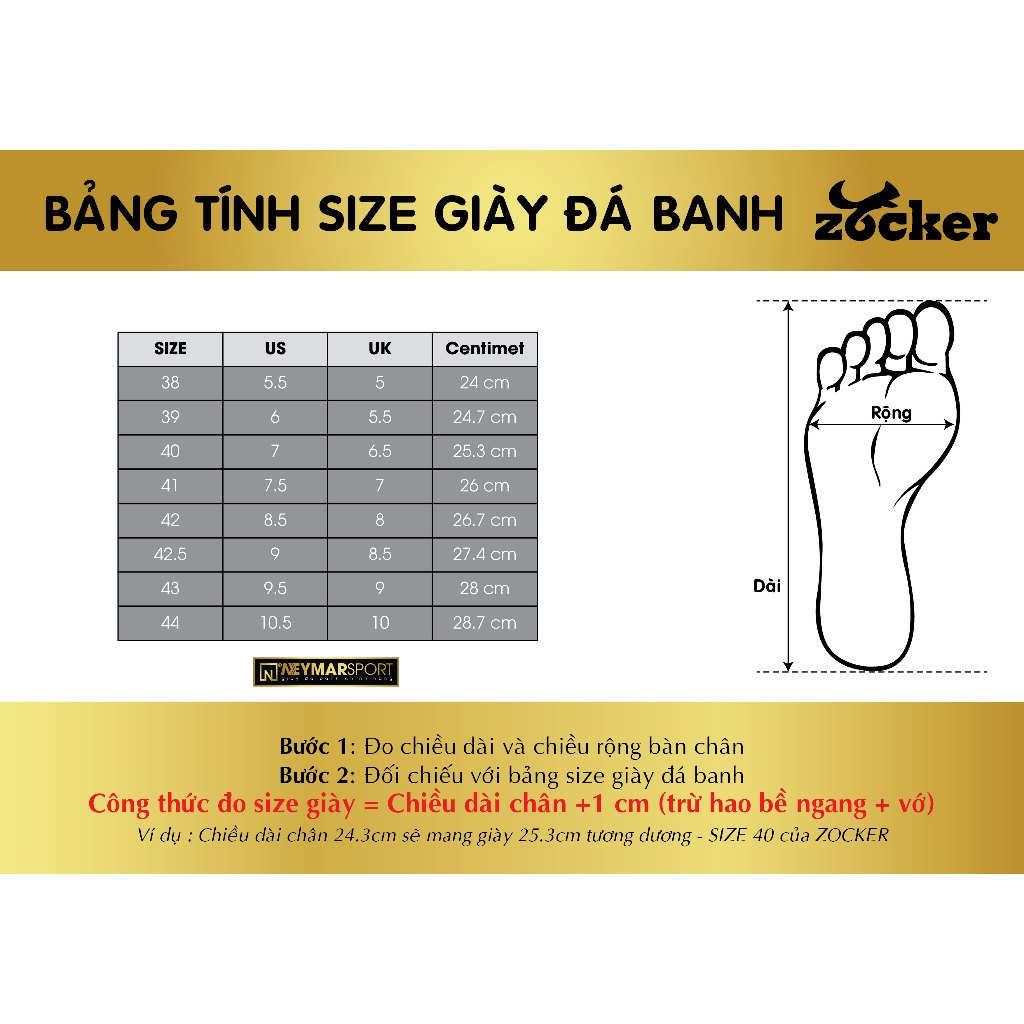 Giày đá bóng Zocker Inspire Pro TF - Black