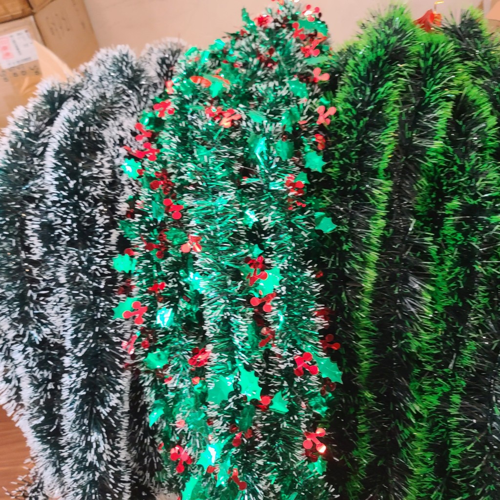 Dây thông chồn, dây thông trang trí noel dài 2m