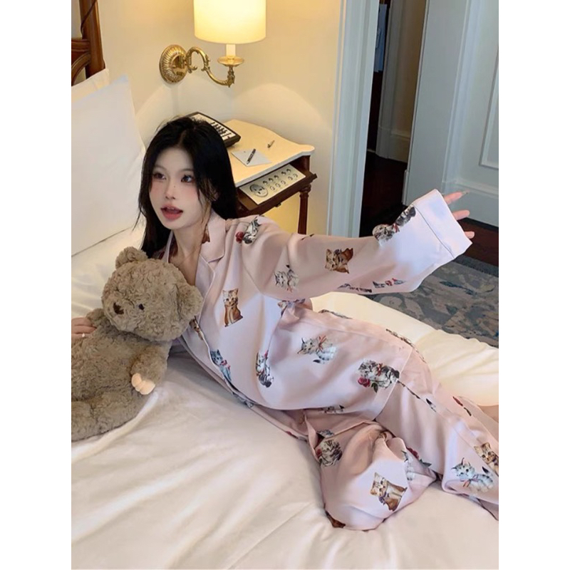 Bộ Ngủ / Mặc Nhà Lụa Dài Taobao Order