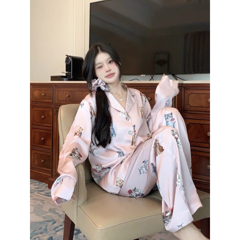 Bộ Ngủ / Mặc Nhà Lụa Dài Taobao Order