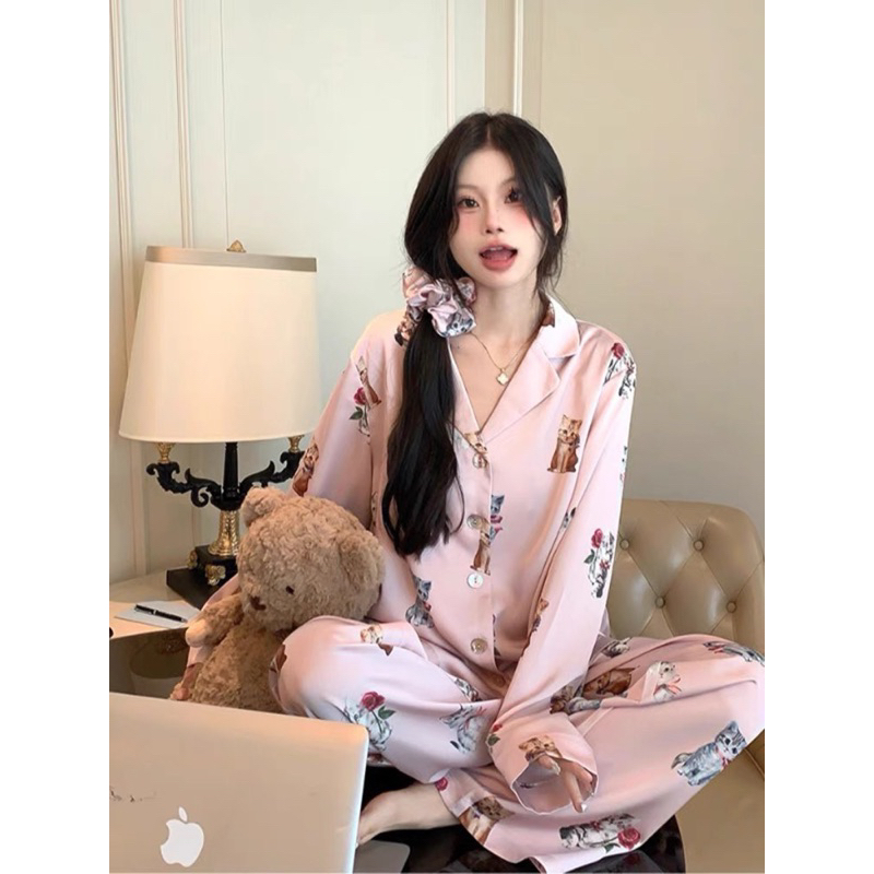 Bộ Ngủ / Mặc Nhà Lụa Dài Taobao Order