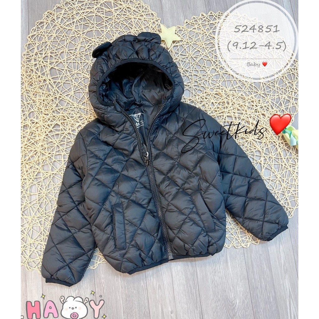 Áo khoác siêu nhẹ sweet kids size cho bé từ 9M-4Y