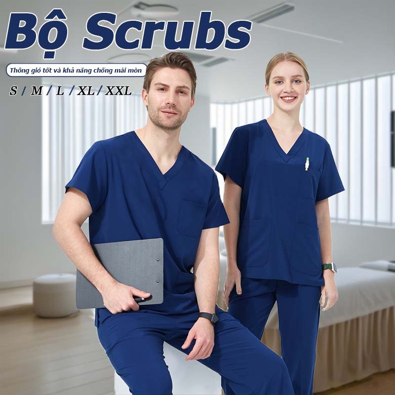 Đồng phục Spa,Đồng phục y tế,Bộ scrubs bác sĩ,Áo phẫu thuật,Đồng phục phòng khám,Đồng phục bệnh viện VẢI CAO CẤP