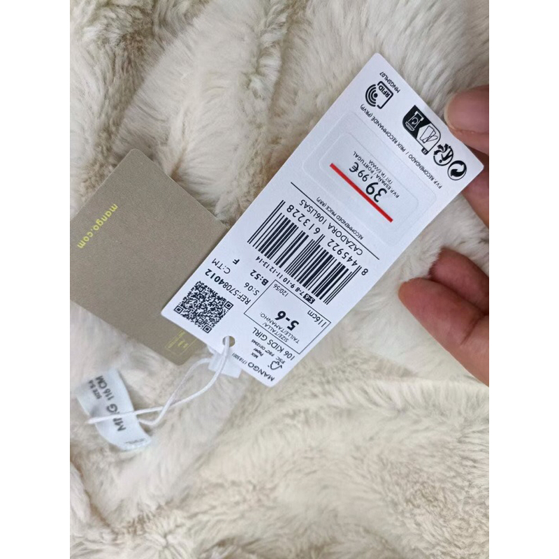 Áo khoác bò mango dư xịn 5/6y-13/14y