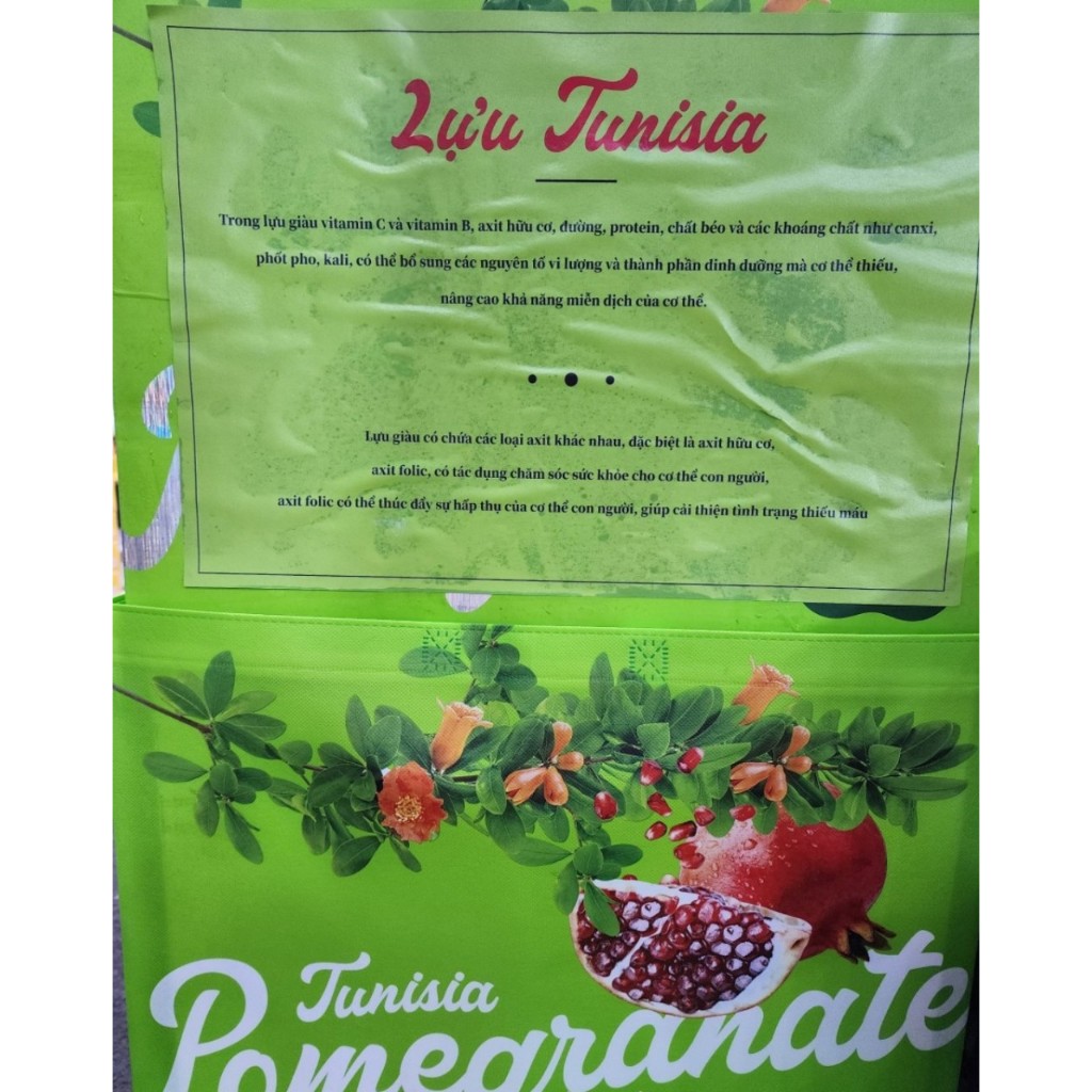 1 thùng Lựu Thái Tunisia ngọt cả thùng 4.6-4.8kg