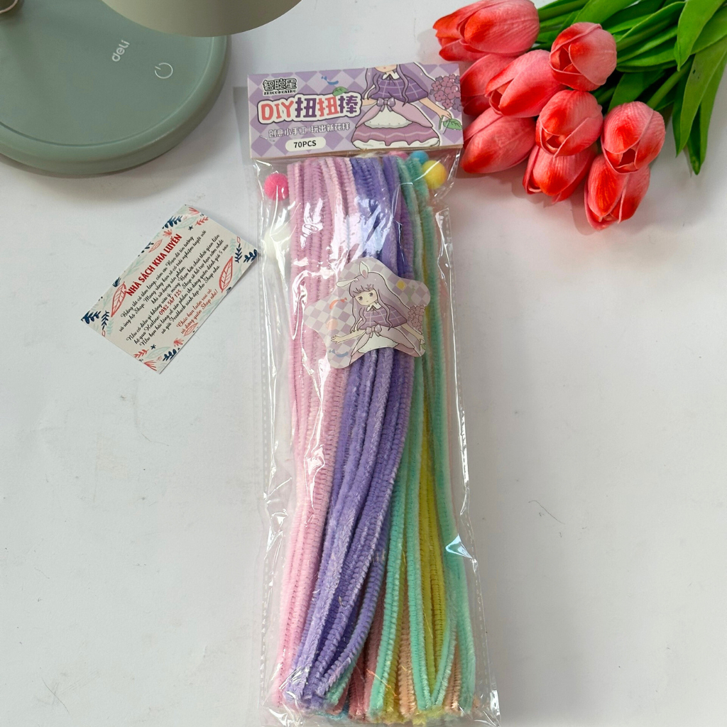 Set 70/100 dây kẽm nhung màu loại 1 làm handmade hàng có sẵn