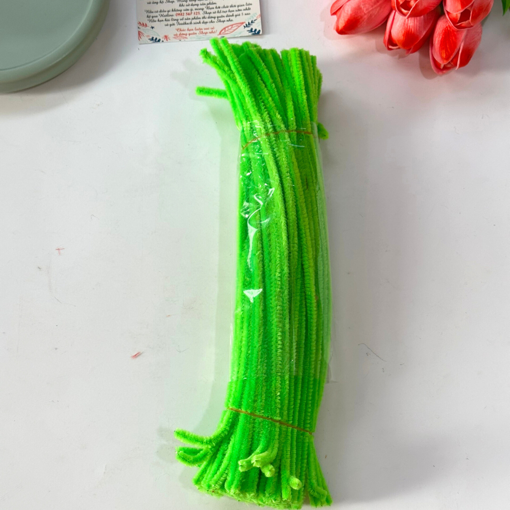 Set 70/100 dây kẽm nhung màu loại 1 làm handmade hàng có sẵn