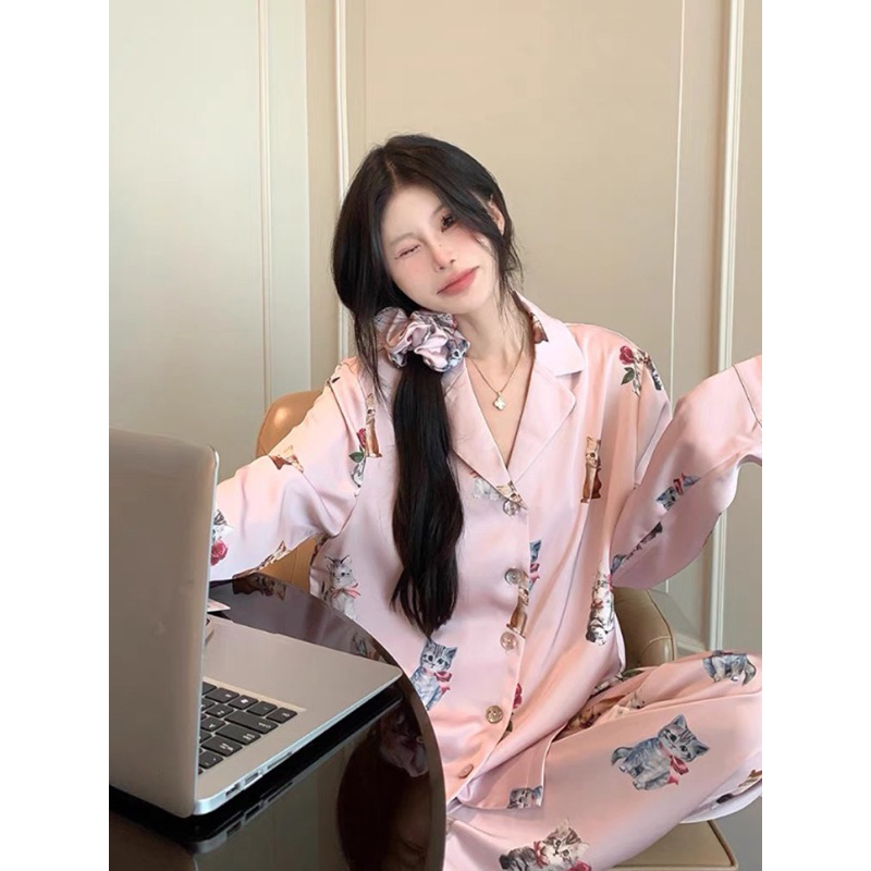 Bộ Ngủ / Mặc Nhà Lụa Dài Taobao Order