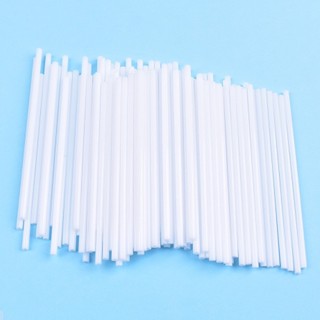Thanh lý 1kg que nhựa trắng chuyên dụng làm kẹo mút , derco . kẹo sôcla ....