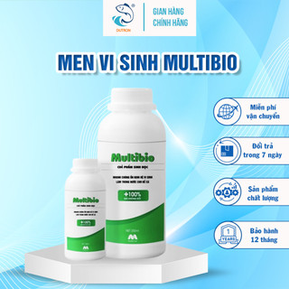Men vi sinh multibio - men vi sinh bể cá dutron aquarium giúp xử lý độc tố, làm trong nước và khử mùi tanh