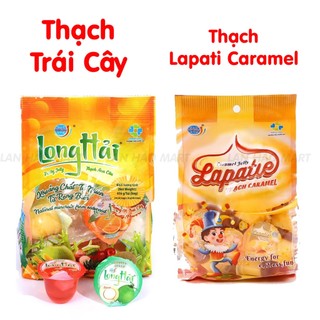 Thạch lapatie caramen thạch trứng /thạch trái cây/ thạch sữa chua long hải gói 400g/416g