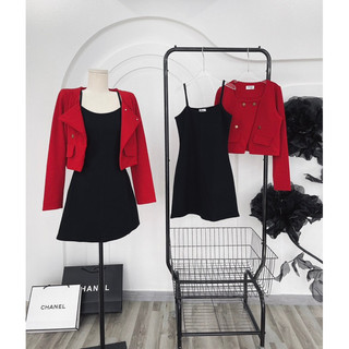 ĐẦM MIDI 2S HOA ĐÍNH XẾP NGỰC ✨