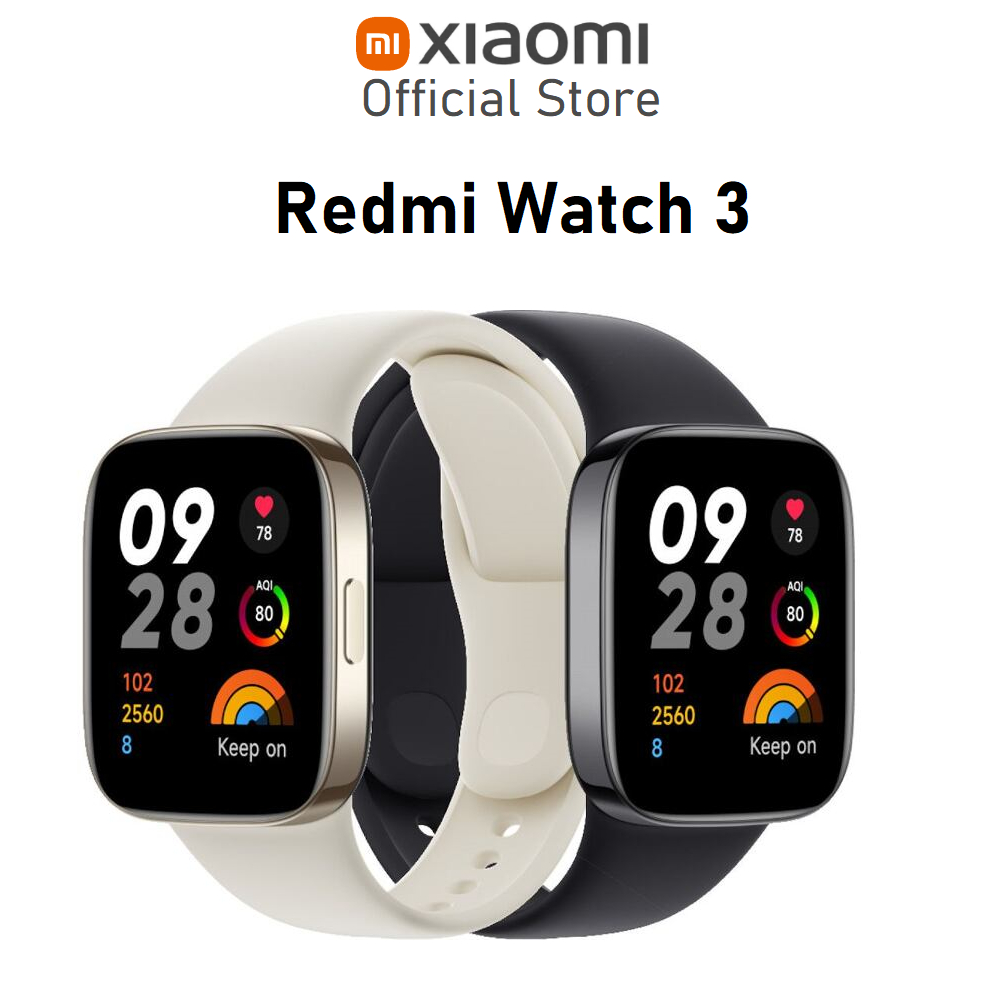 Đồng hồ thông minh Xiaomi Redmi Watch 3 Màn hình AMOLED 1.75inch Kết nối Bluetooth Nghe/Gọi, GPS độc lập