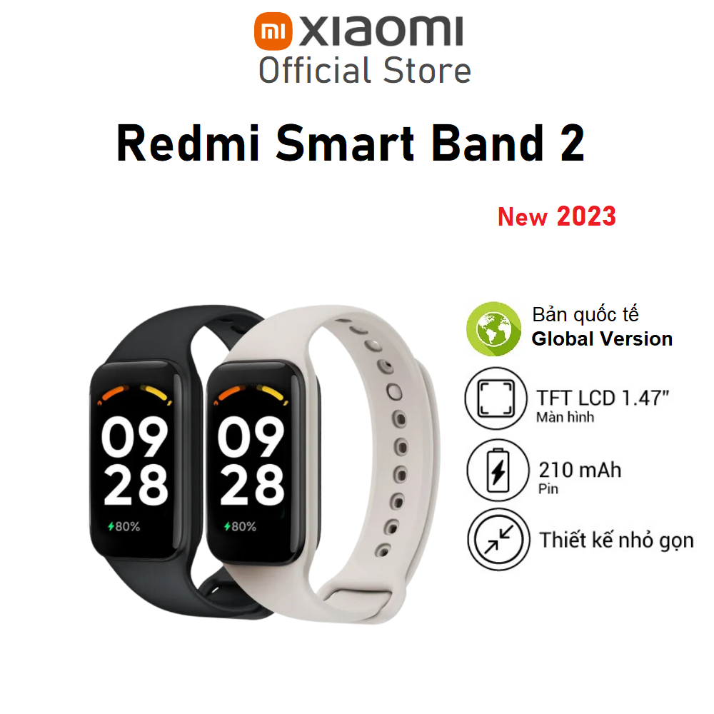 Vòng đeo tay thông minh Redmi Smart Band 2 - Bảo hành 12 tháng chính hãng