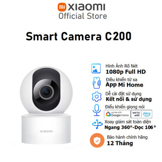 Camera quan sát Xiaomi C200 - Xoay 360, Hồng ngoại nhìn ban đêm, Phát hiện có người, Bản quốc tế - Hàng chính hãng
