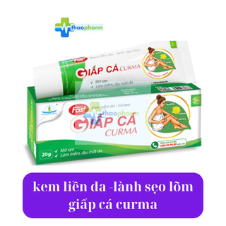 Kem liền da,lành sẹo lõm giấp cá curma