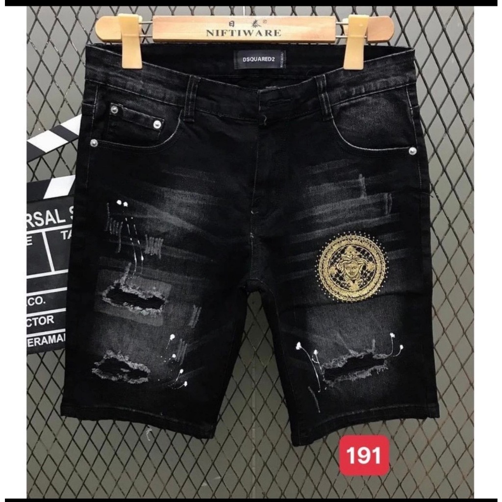 Quần short nam rách họa tiết đẹp