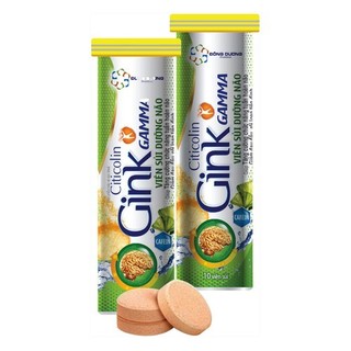CITICOLIN GINKO GAMMA  Viên sủi dưỡng não L10V