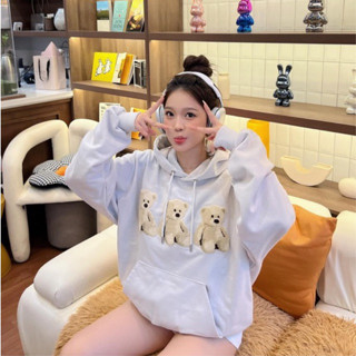 [ CHÍNH HÃNG ] Áo hoodie ADLV three boucle bear