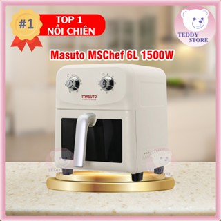 Nồi Chiên Không Dầu Masuto MSChef 6L Hạn Chế 90% Dầu Mỡ Chất Béo, Nồi Chiên Công Nghệ Nhật Bản Bảo Hành 12 Tháng