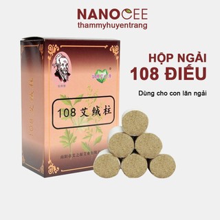 Hộp 108 điếu ngải dùng cho con lăn ngải cứu dùng trong Spa Đông Y