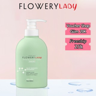 Dầu gội nước hoa muối biển Flowery LADY 500ml
